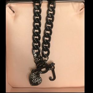 Juicy Couture Pave Starter Charm Necklace